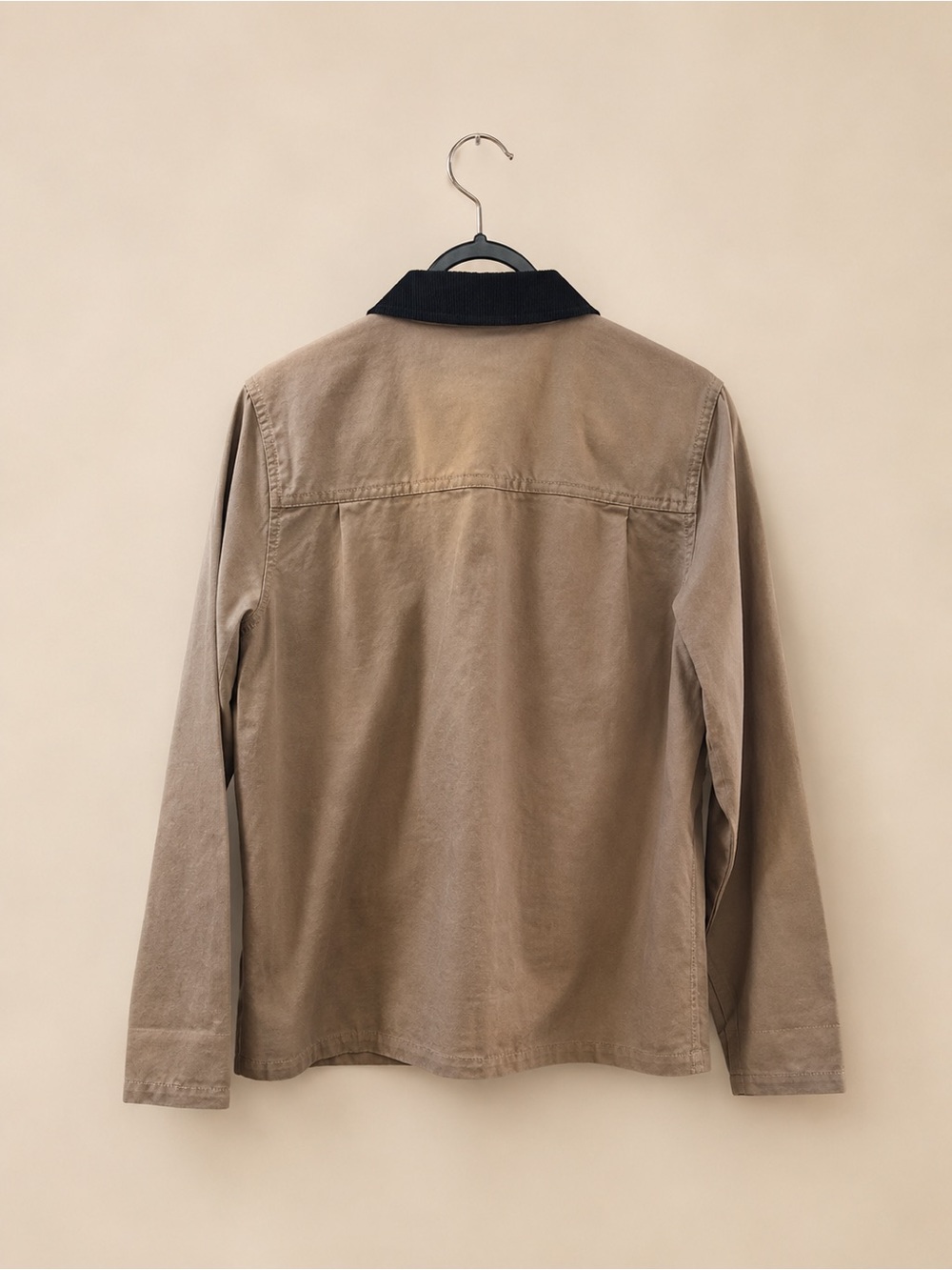 VANS Khaki Utility Jacket with Black Corduroy Collar - Picture 5 of 10